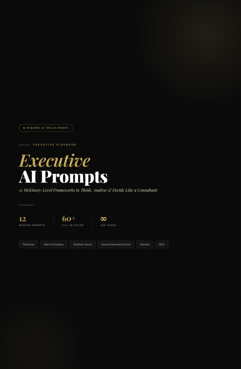 Executive AI Prompts — An Executive Playbook by Diginno